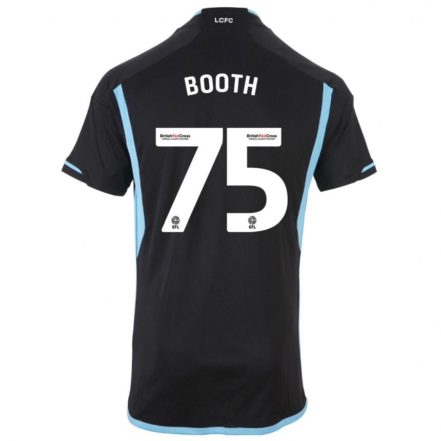 Vaikiškas Zach Booth #75 Juoda Išvykos Marškinėliai 2023/24 T-Shirt