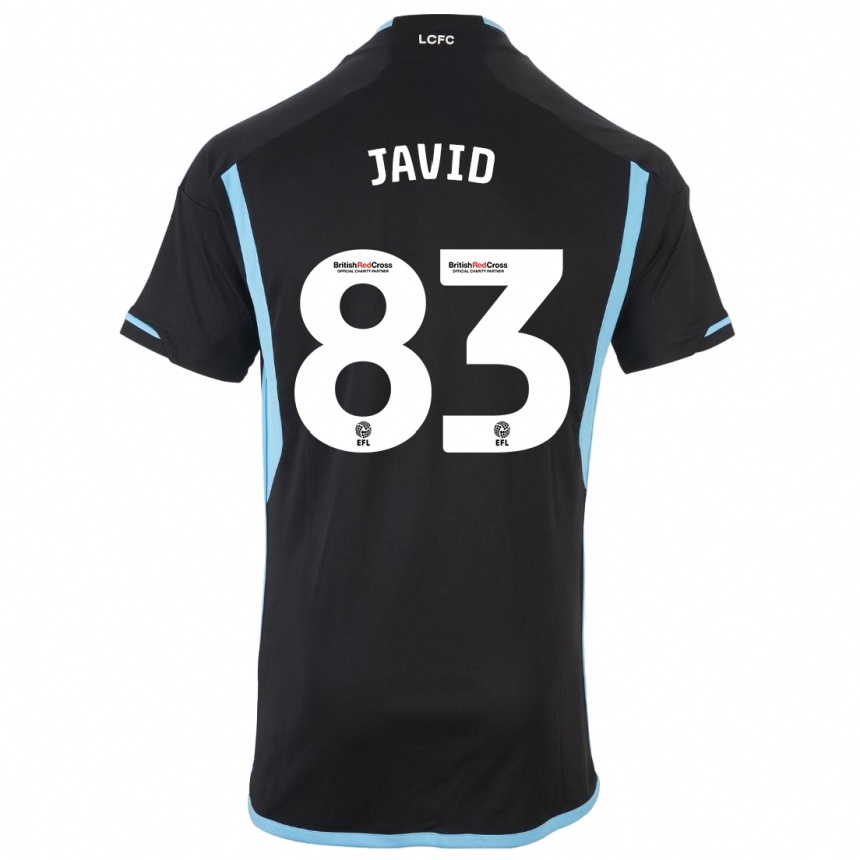 Vaikiškas Abdullah Javid #83 Juoda Išvykos Marškinėliai 2023/24 T-Shirt