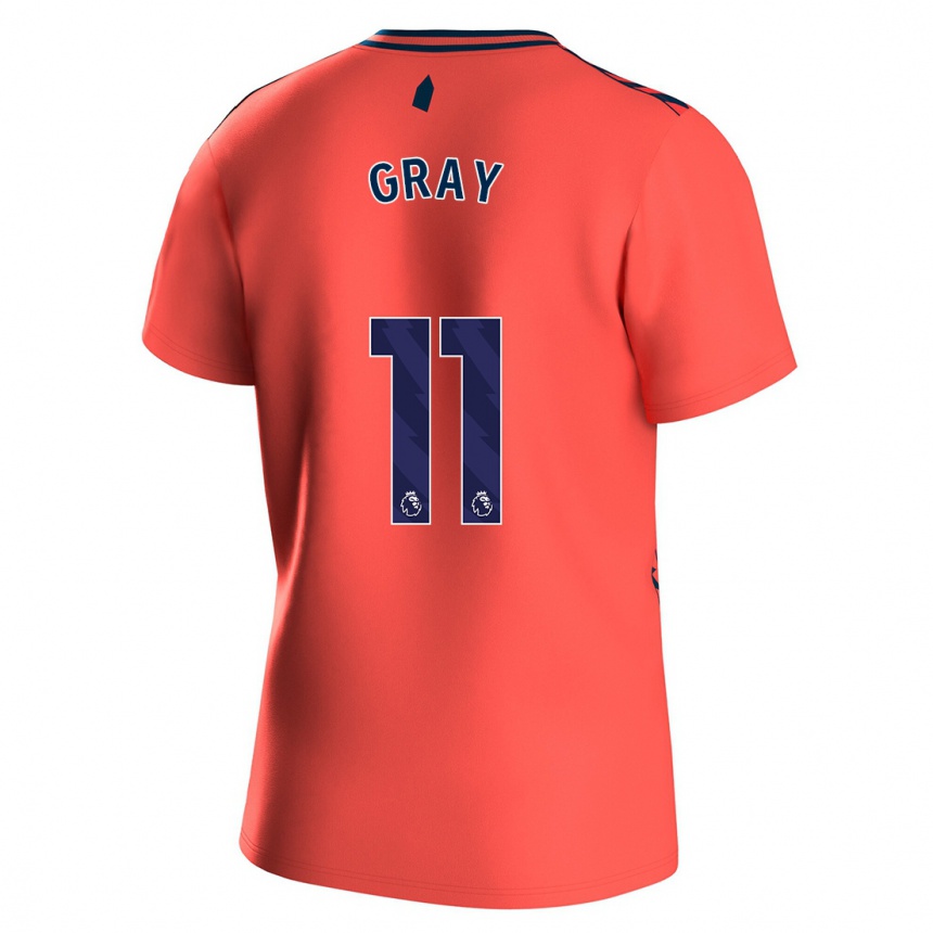 Vaikiškas Demarai Gray #11 Koralas Išvykos Marškinėliai 2023/24 T-Shirt