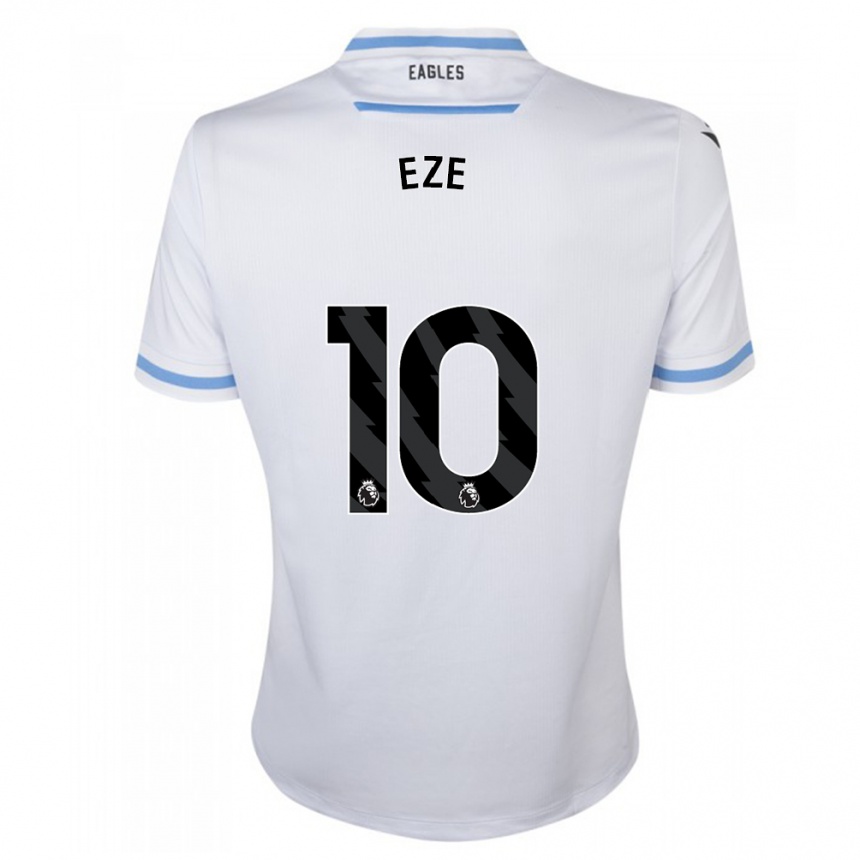 Vaikiškas Eberechi Eze #10 Baltas Išvykos Marškinėliai 2023/24 T-Shirt