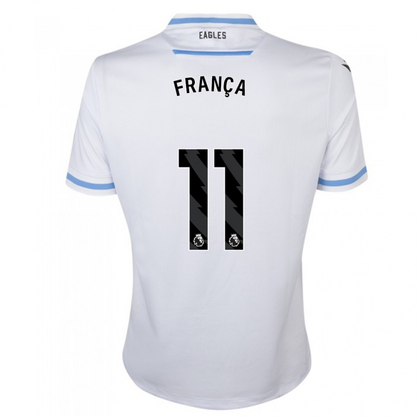 Vaikiškas Matheus França #11 Baltas Išvykos Marškinėliai 2023/24 T-Shirt