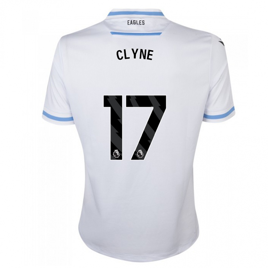 Vaikiškas Nathaniel Clyne #17 Baltas Išvykos Marškinėliai 2023/24 T-Shirt