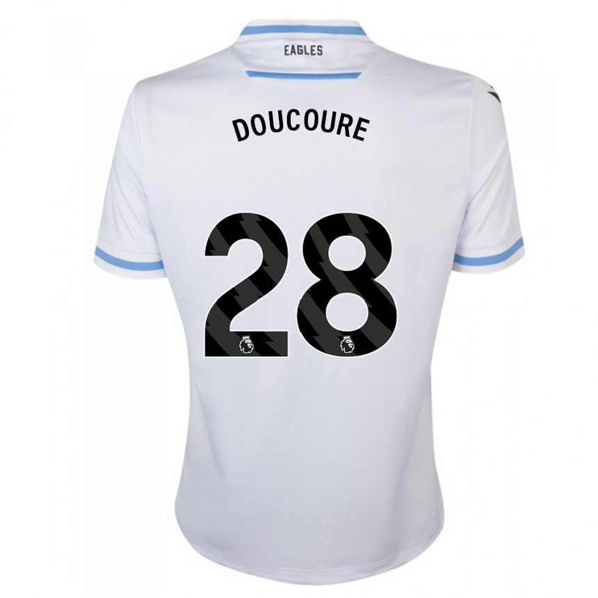 Vaikiškas Cheick Doucouré #28 Baltas Išvykos Marškinėliai 2023/24 T-Shirt