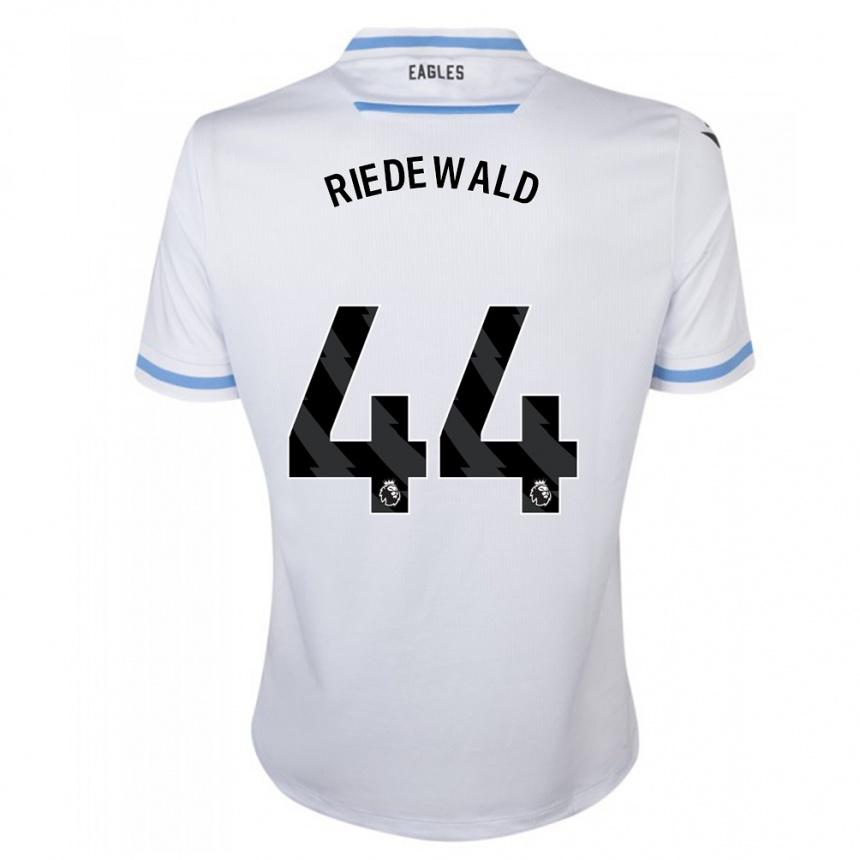 Vaikiškas Jairo Riedewald #44 Baltas Išvykos Marškinėliai 2023/24 T-Shirt