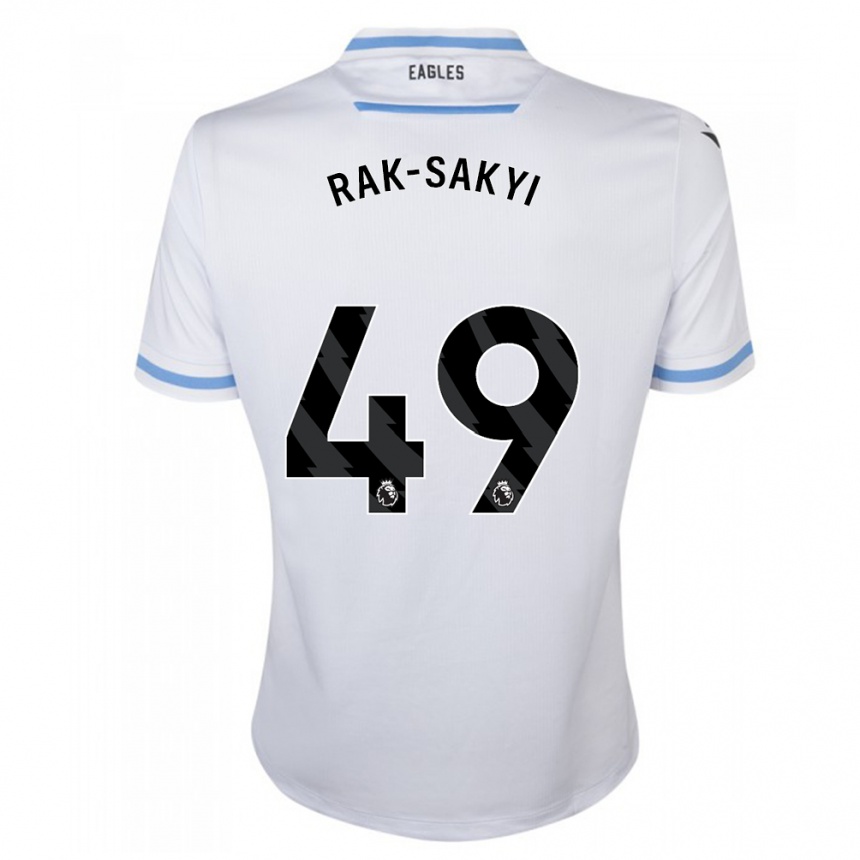 Vaikiškas Jesurun Rak-Sakyi #49 Baltas Išvykos Marškinėliai 2023/24 T-Shirt