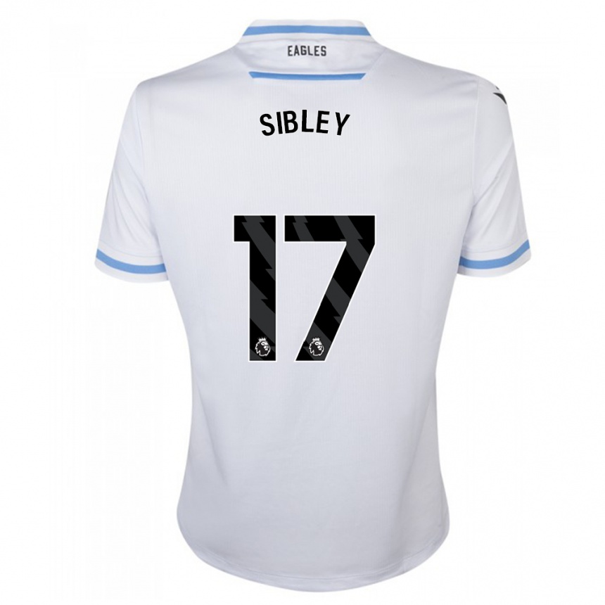 Vaikiškas Isabella Sibley #17 Baltas Išvykos Marškinėliai 2023/24 T-Shirt