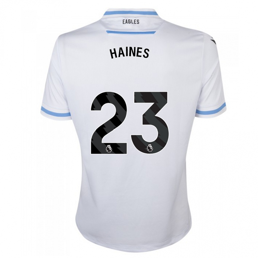 Vaikiškas Coral-Jade Haines #23 Baltas Išvykos Marškinėliai 2023/24 T-Shirt