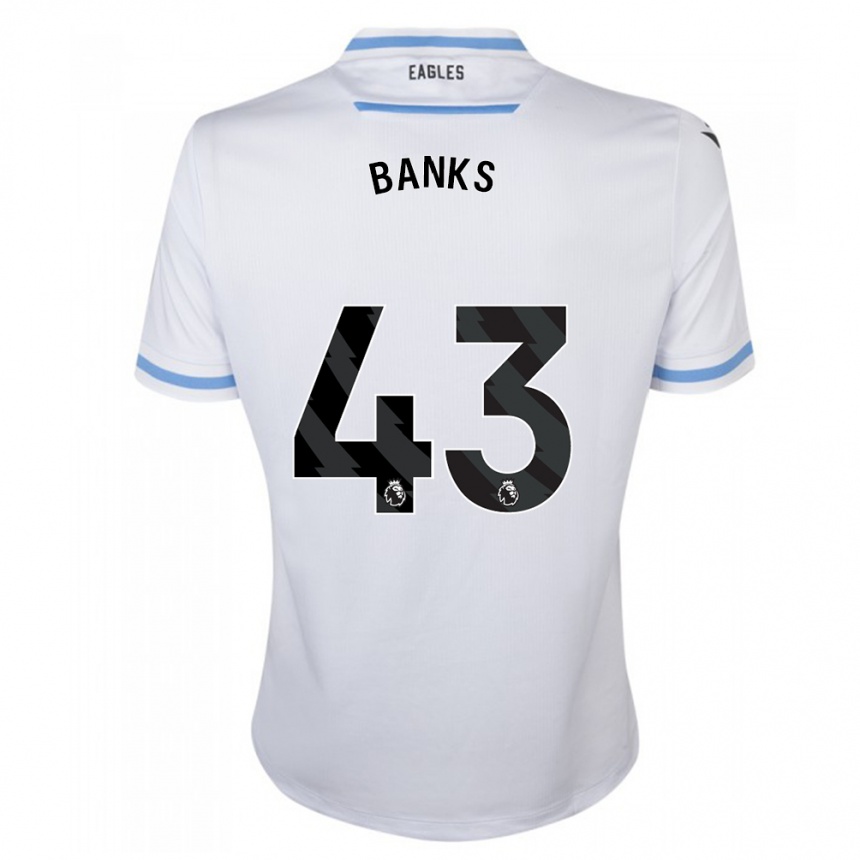 Vaikiškas Scott Banks #43 Baltas Išvykos Marškinėliai 2023/24 T-Shirt