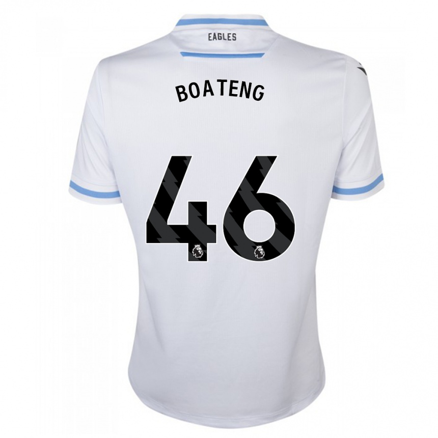 Vaikiškas Malachi Boateng #46 Baltas Išvykos Marškinėliai 2023/24 T-Shirt