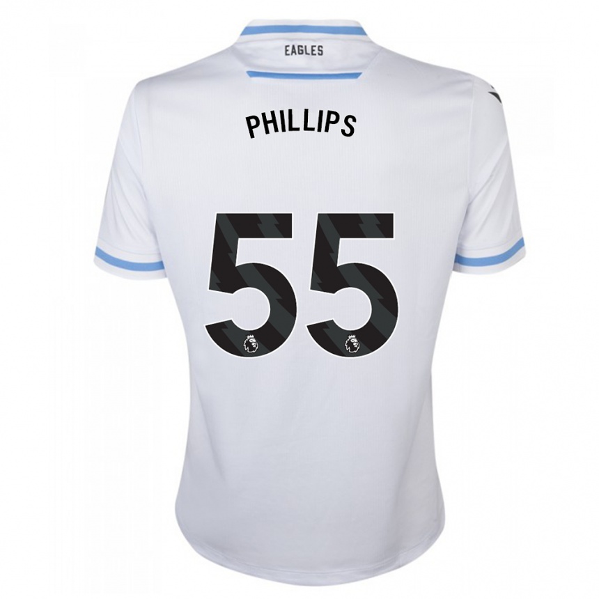 Vaikiškas Killian Phillips #55 Baltas Išvykos Marškinėliai 2023/24 T-Shirt