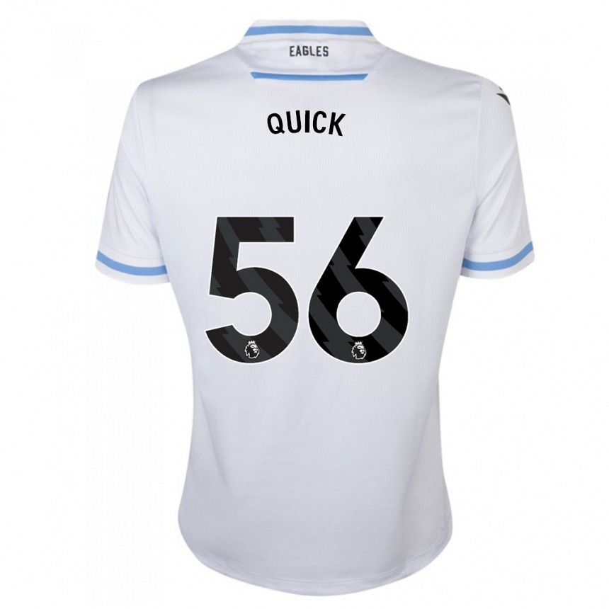 Vaikiškas Daniel Quick #56 Baltas Išvykos Marškinėliai 2023/24 T-Shirt