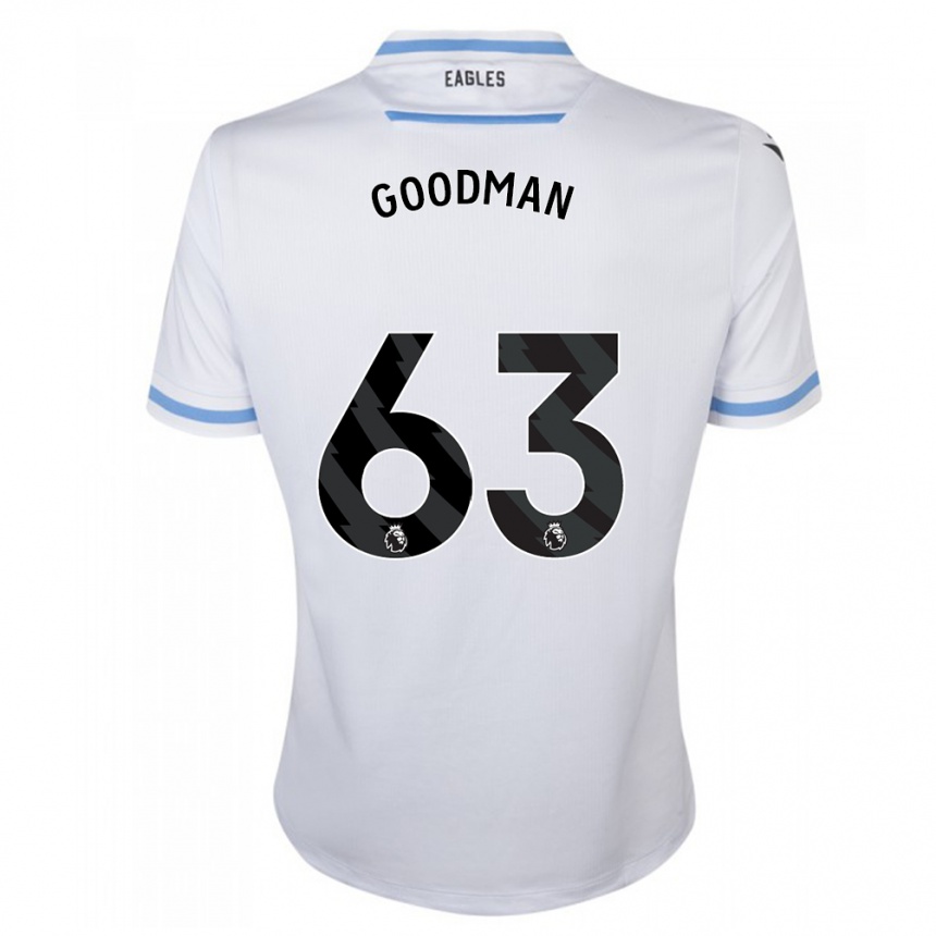 Vaikiškas Owen Goodman #63 Baltas Išvykos Marškinėliai 2023/24 T-Shirt