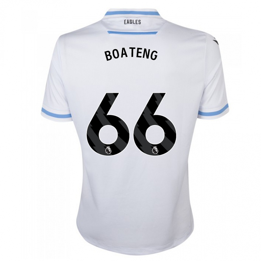 Vaikiškas David Boateng #66 Baltas Išvykos Marškinėliai 2023/24 T-Shirt