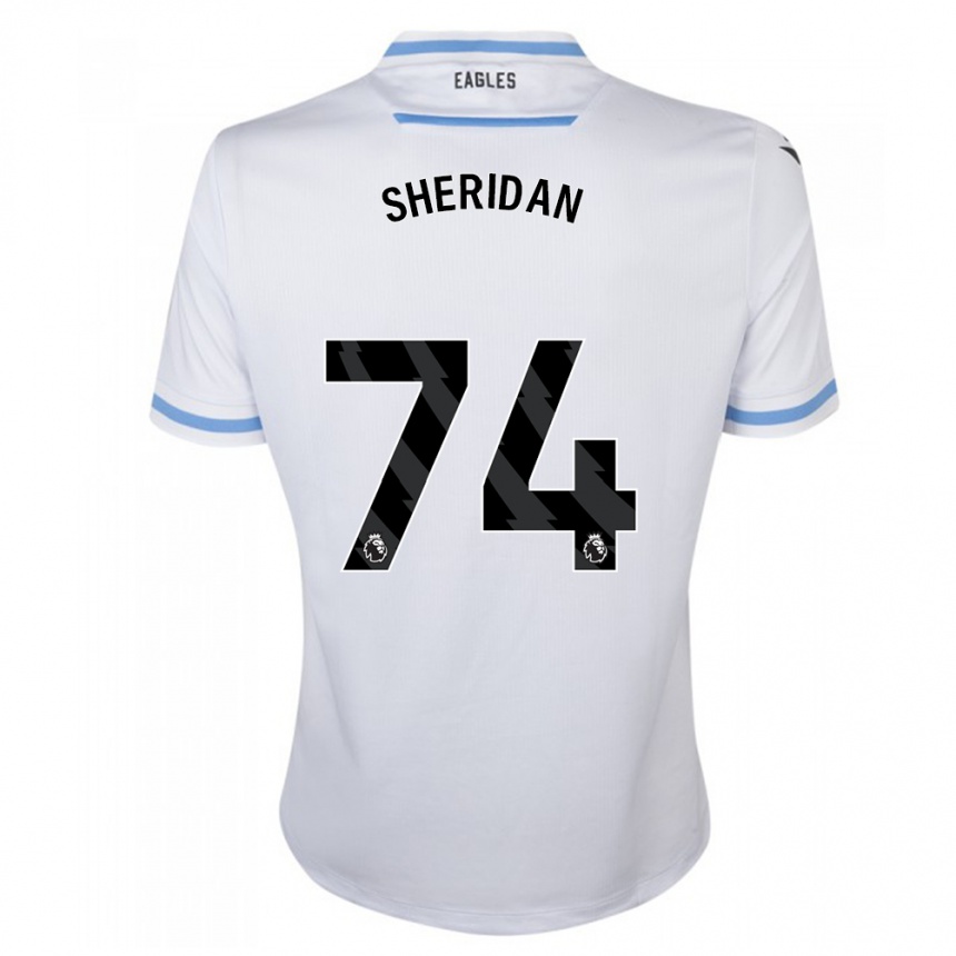 Vaikiškas Joe Sheridan #74 Baltas Išvykos Marškinėliai 2023/24 T-Shirt