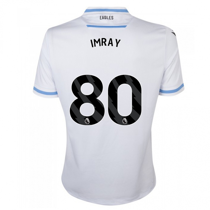 Vaikiškas Danny Imray #80 Baltas Išvykos Marškinėliai 2023/24 T-Shirt