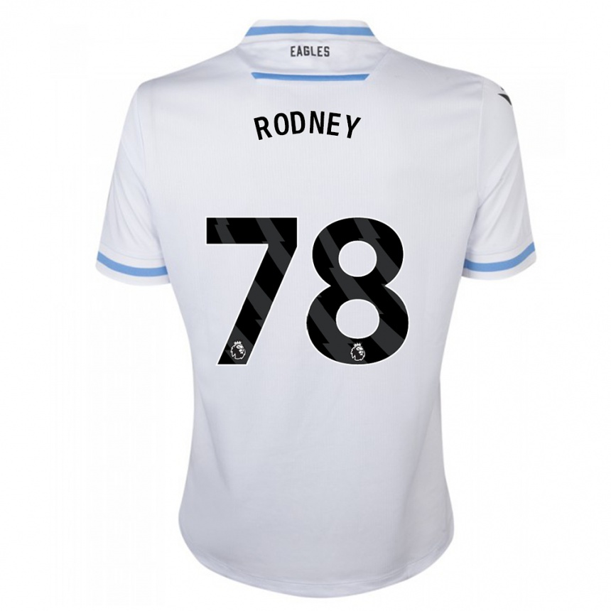 Vaikiškas Kaden Rodney #78 Baltas Išvykos Marškinėliai 2023/24 T-Shirt