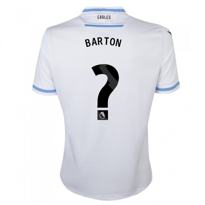 Vaikiškas Kalani Barton #0 Baltas Išvykos Marškinėliai 2023/24 T-Shirt