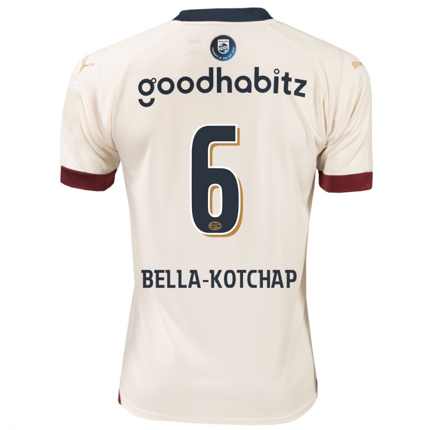 Vaikiškas Armel Bella-Kotchap #6 Beveik Baltas Išvykos Marškinėliai 2023/24 T-Shirt