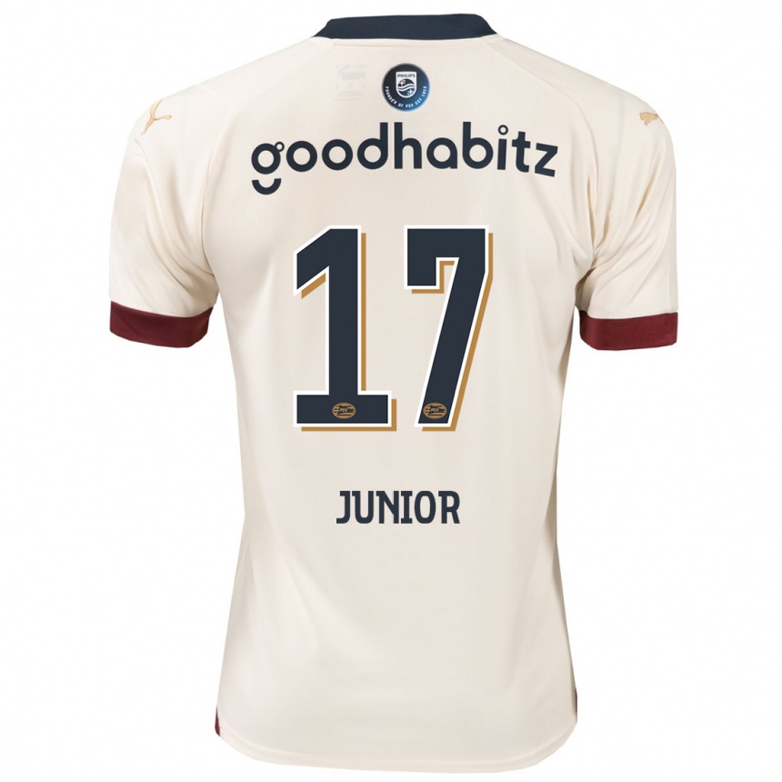 Vaikiškas Mauro Júnior #17 Beveik Baltas Išvykos Marškinėliai 2023/24 T-Shirt