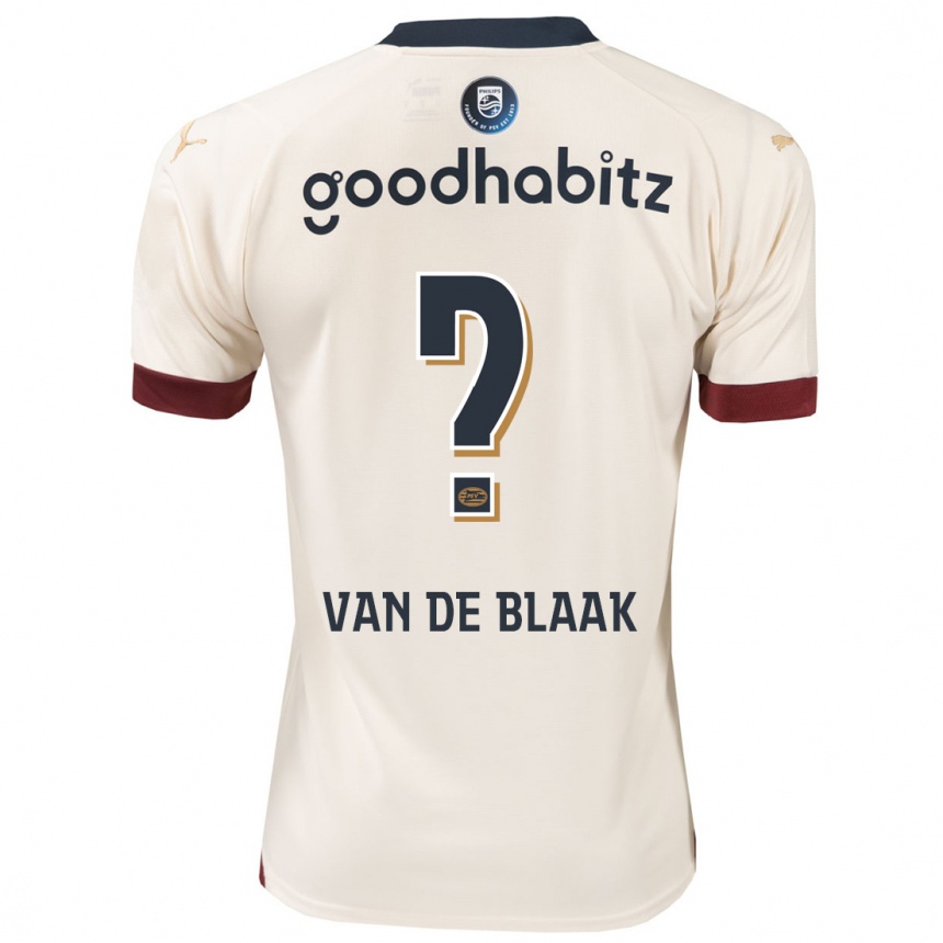 Vaikiškas Emmanuel Van De Blaak #0 Beveik Baltas Išvykos Marškinėliai 2023/24 T-Shirt