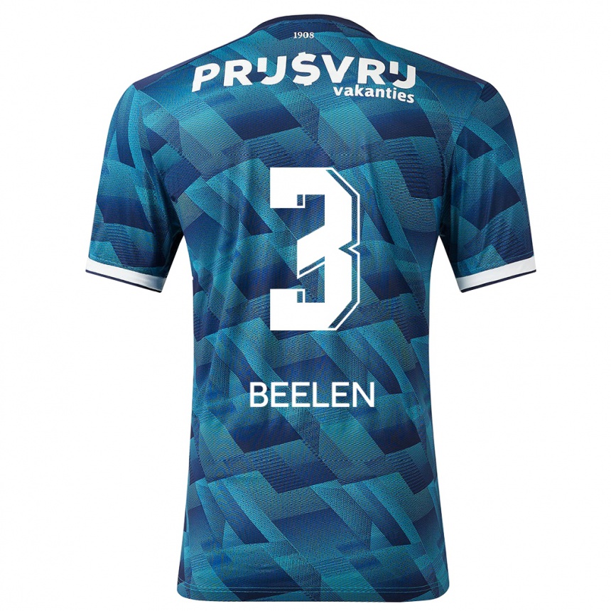 Vaikiškas Thomas Beelen #3 Mėlyna Išvykos Marškinėliai 2023/24 T-Shirt