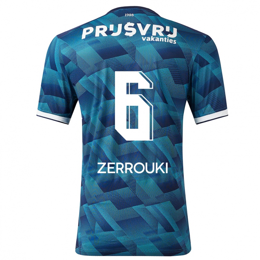 Vaikiškas Ramiz Zerrouki #6 Mėlyna Išvykos Marškinėliai 2023/24 T-Shirt