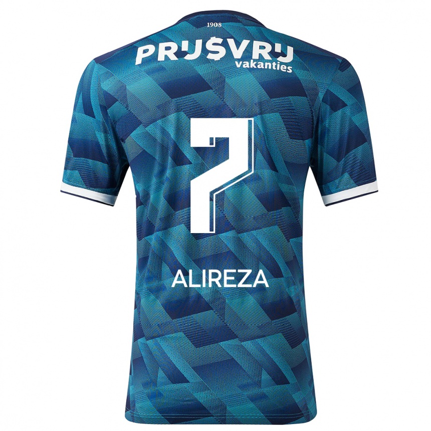 Vaikiškas Alireza Jahanbakhsh #7 Mėlyna Išvykos Marškinėliai 2023/24 T-Shirt