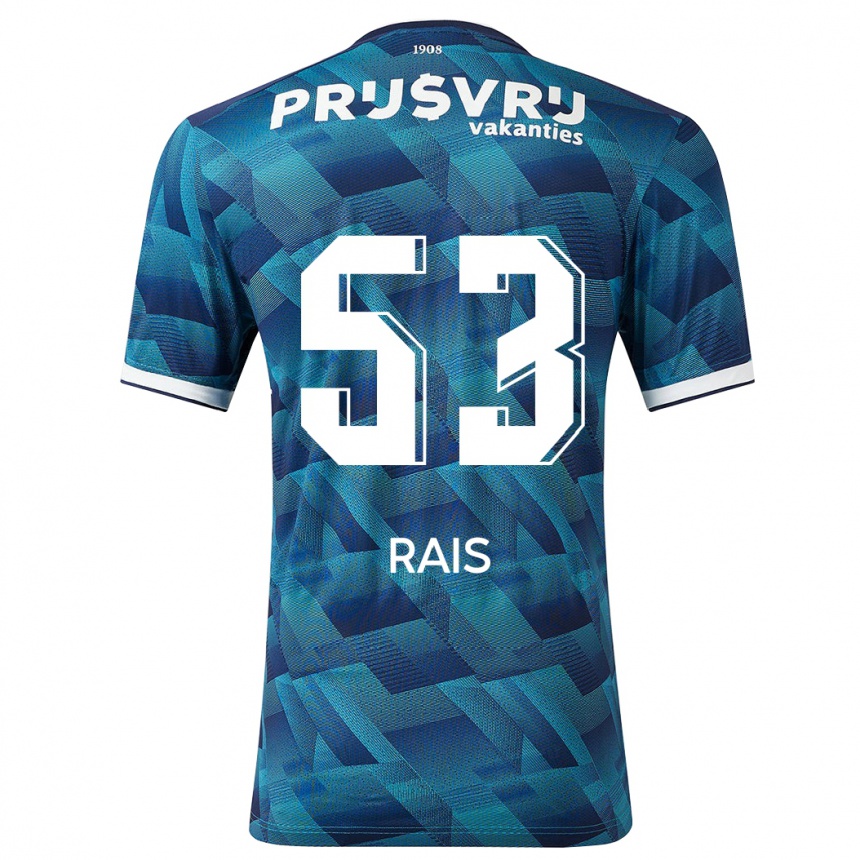 Vaikiškas Amir Rais #53 Mėlyna Išvykos Marškinėliai 2023/24 T-Shirt