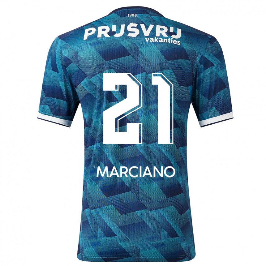 Vaikiškas Ofir Marciano #21 Mėlyna Išvykos Marškinėliai 2023/24 T-Shirt