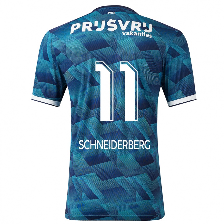 Vaikiškas July Schneiderberg #11 Mėlyna Išvykos Marškinėliai 2023/24 T-Shirt