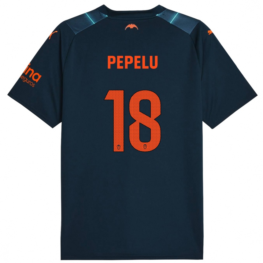 Vaikiškas Pepelu #18 Jūrų Mėlyna Išvykos Marškinėliai 2023/24 T-Shirt