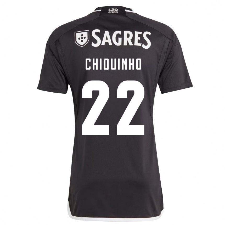 Vaikiškas Chiquinho #22 Juoda Išvykos Marškinėliai 2023/24 T-Shirt