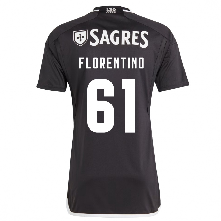 Vaikiškas Florentino #61 Juoda Išvykos Marškinėliai 2023/24 T-Shirt