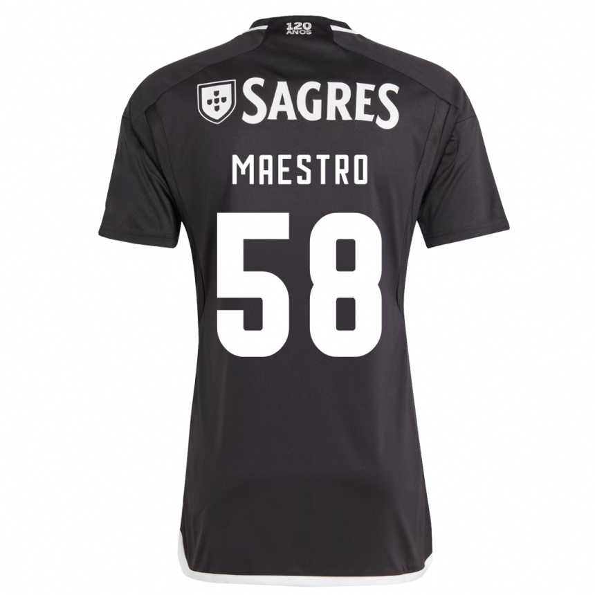 Vaikiškas Maestro #58 Juoda Išvykos Marškinėliai 2023/24 T-Shirt