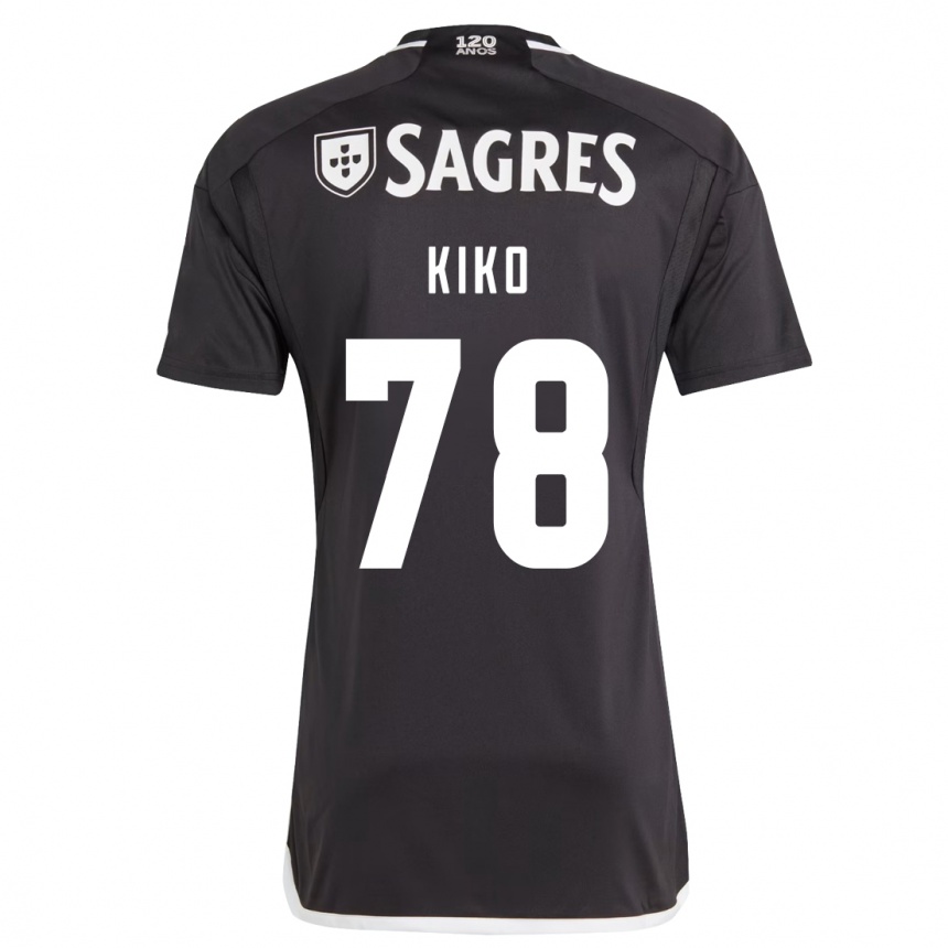 Vaikiškas Kiko #78 Juoda Išvykos Marškinėliai 2023/24 T-Shirt