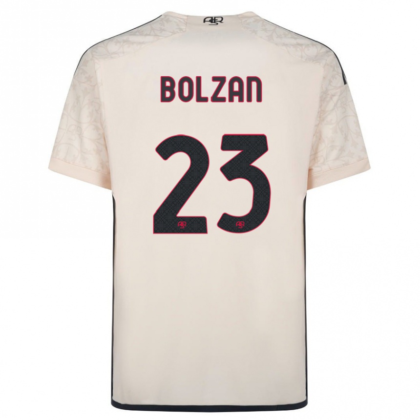 Vaikiškas Alessandro Bolzan #23 Beveik Baltas Išvykos Marškinėliai 2023/24 T-Shirt