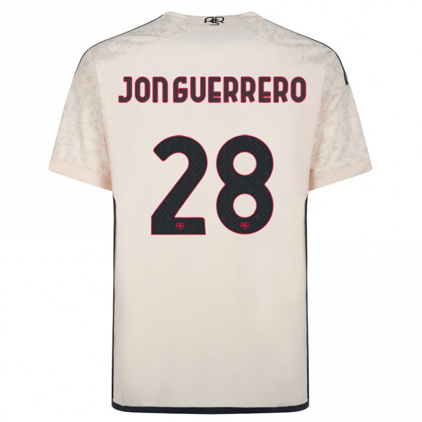 Vaikiškas Julen Jon Guerrero #28 Beveik Baltas Išvykos Marškinėliai 2023/24 T-Shirt