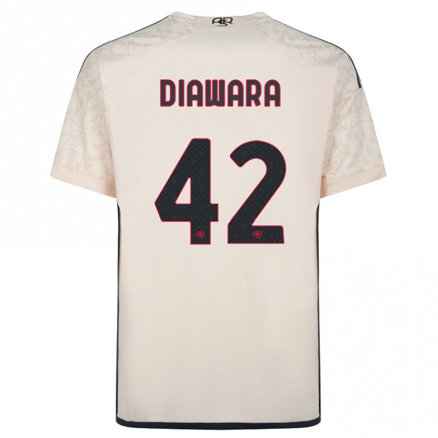 Vaikiškas Amadou Diawara #42 Beveik Baltas Išvykos Marškinėliai 2023/24 T-Shirt