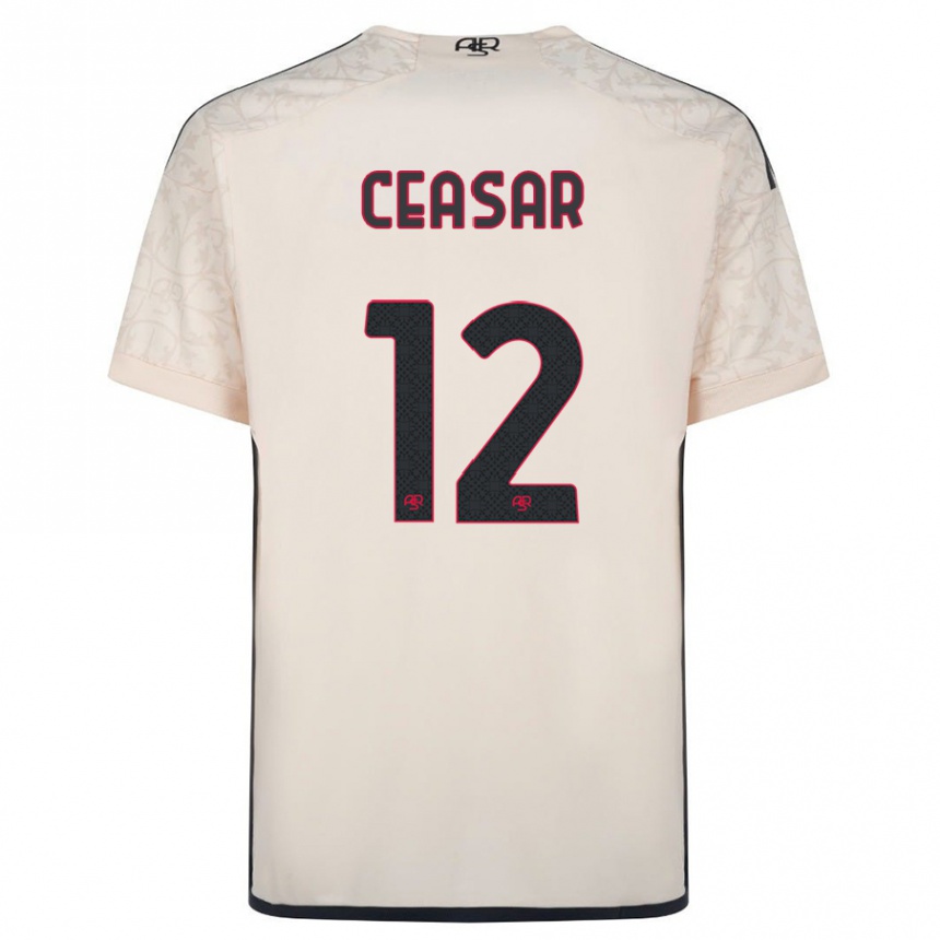 Vaikiškas Camelia Ceasar #12 Beveik Baltas Išvykos Marškinėliai 2023/24 T-Shirt