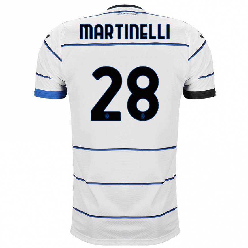 Vaikiškas Gabriel Martinelli #28 Baltas Išvykos Marškinėliai 2023/24 T-Shirt