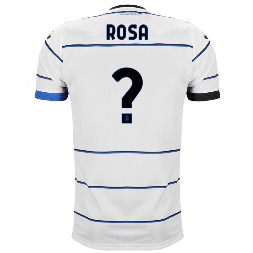 Vaikiškas Alessio Rosa #0 Baltas Išvykos Marškinėliai 2023/24 T-Shirt