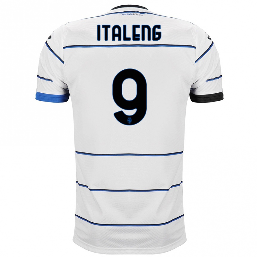 Vaikiškas Jonathan Italeng #9 Baltas Išvykos Marškinėliai 2023/24 T-Shirt