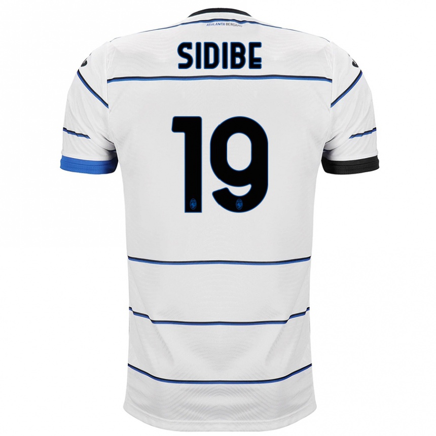 Vaikiškas Alassane Sidibe #19 Baltas Išvykos Marškinėliai 2023/24 T-Shirt