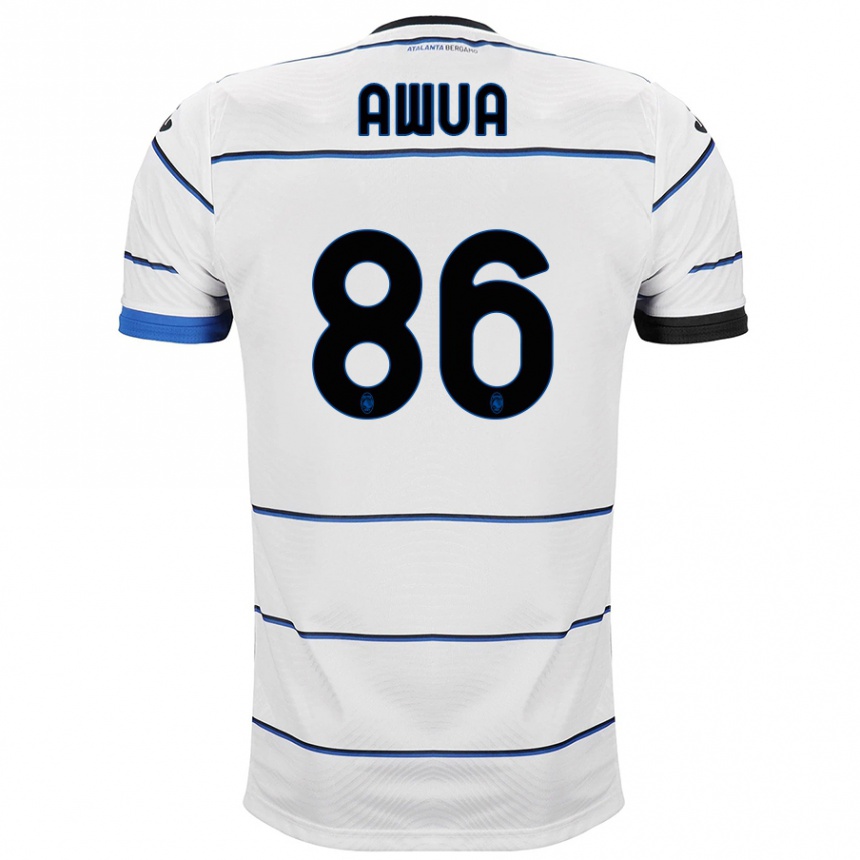 Vaikiškas Theophilus Awua #86 Baltas Išvykos Marškinėliai 2023/24 T-Shirt