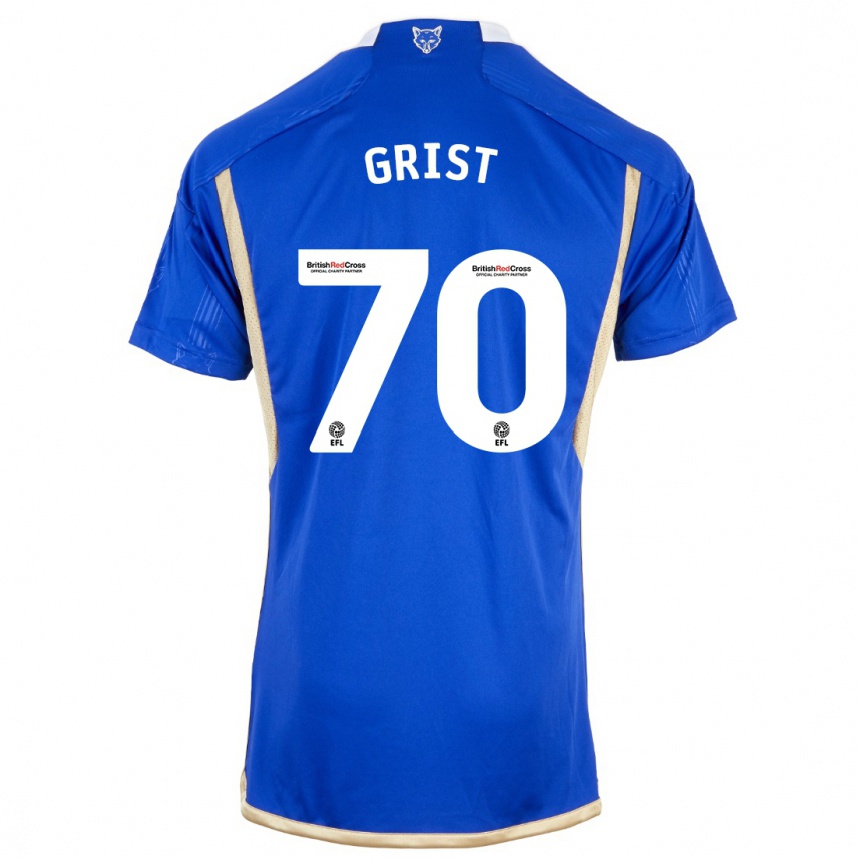 Vyrai Ben Grist #70 Karališkai Mėlyna Namų Marškinėliai 2023/24 T-Shirt