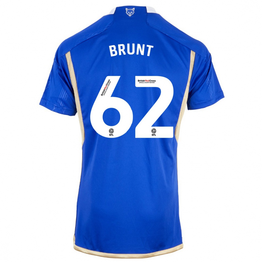 Vyrai Lewis Brunt #62 Karališkai Mėlyna Namų Marškinėliai 2023/24 T-Shirt