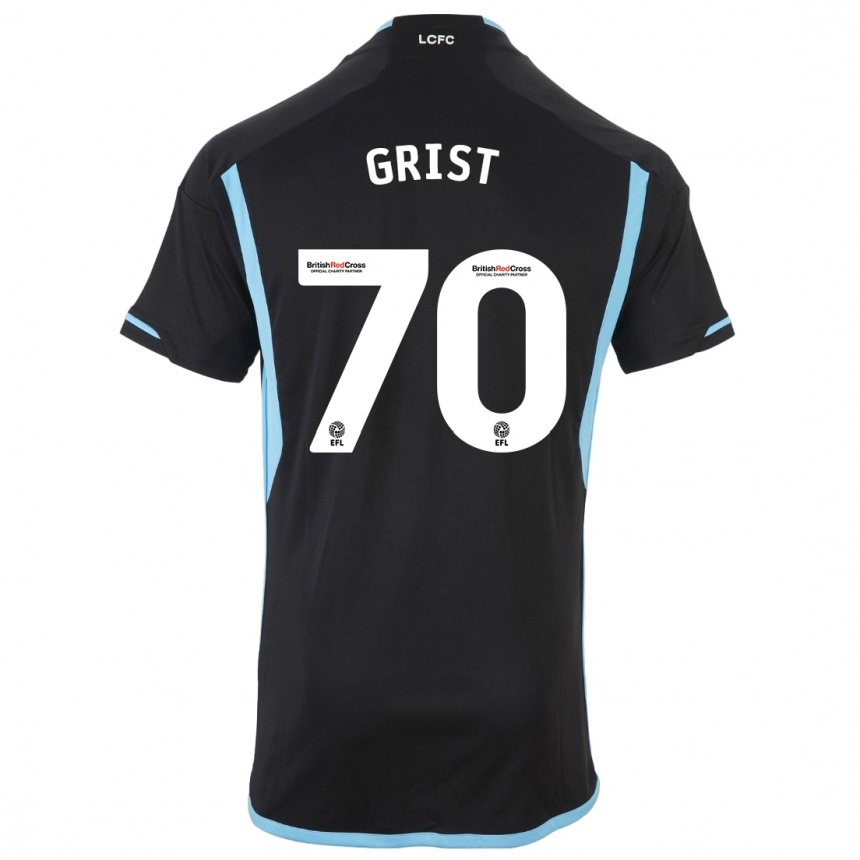 Vyrai Ben Grist #70 Juoda Išvykos Marškinėliai 2023/24 T-Shirt