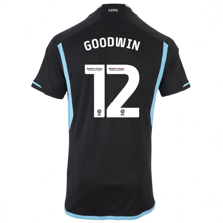 Vyrai Missy Goodwin #12 Juoda Išvykos Marškinėliai 2023/24 T-Shirt