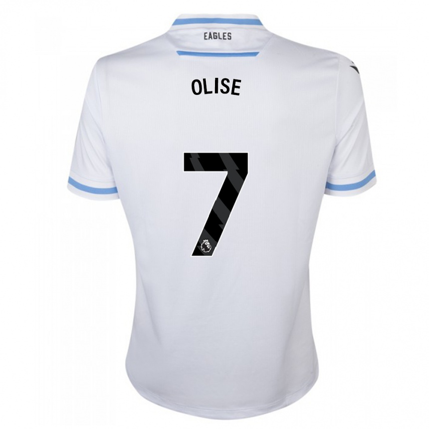 Vyrai Michael Olise #7 Baltas Išvykos Marškinėliai 2023/24 T-Shirt