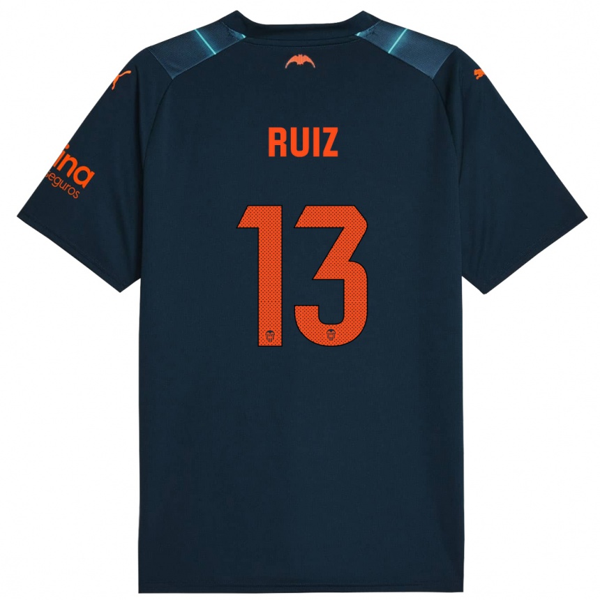 Vyrai Nil Ruiz #13 Jūrų Mėlyna Išvykos Marškinėliai 2023/24 T-Shirt